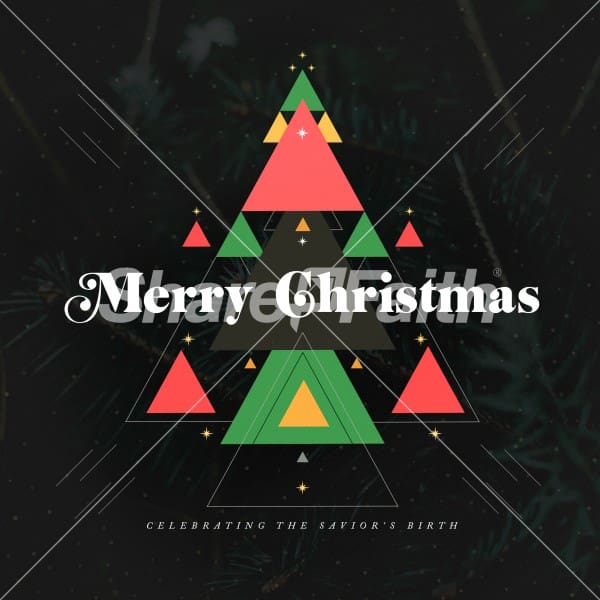 Merry Christmas Savior Social Media Graphic