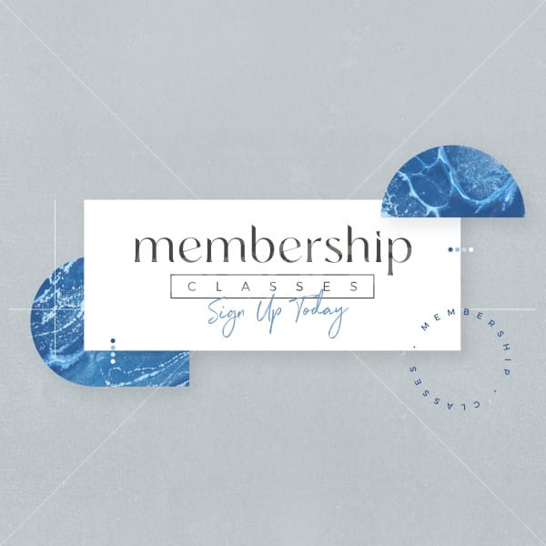 Membership Classes Spring Social Media Graphics