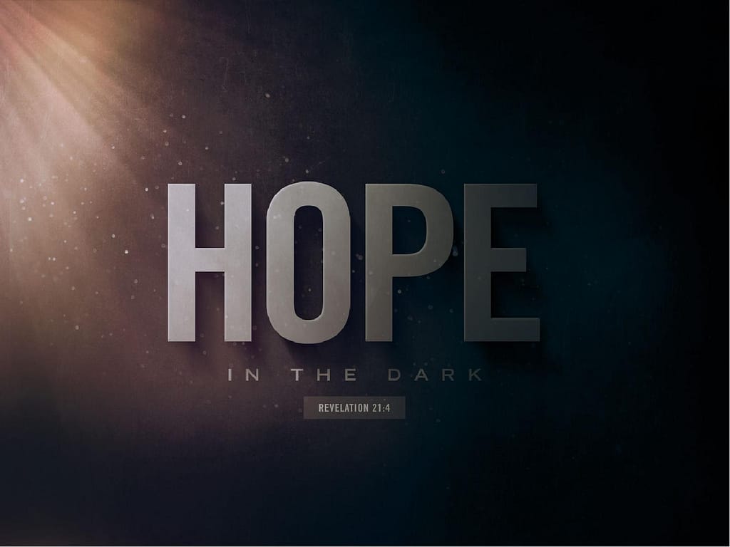 Hope In The Dark Church PowerPoint