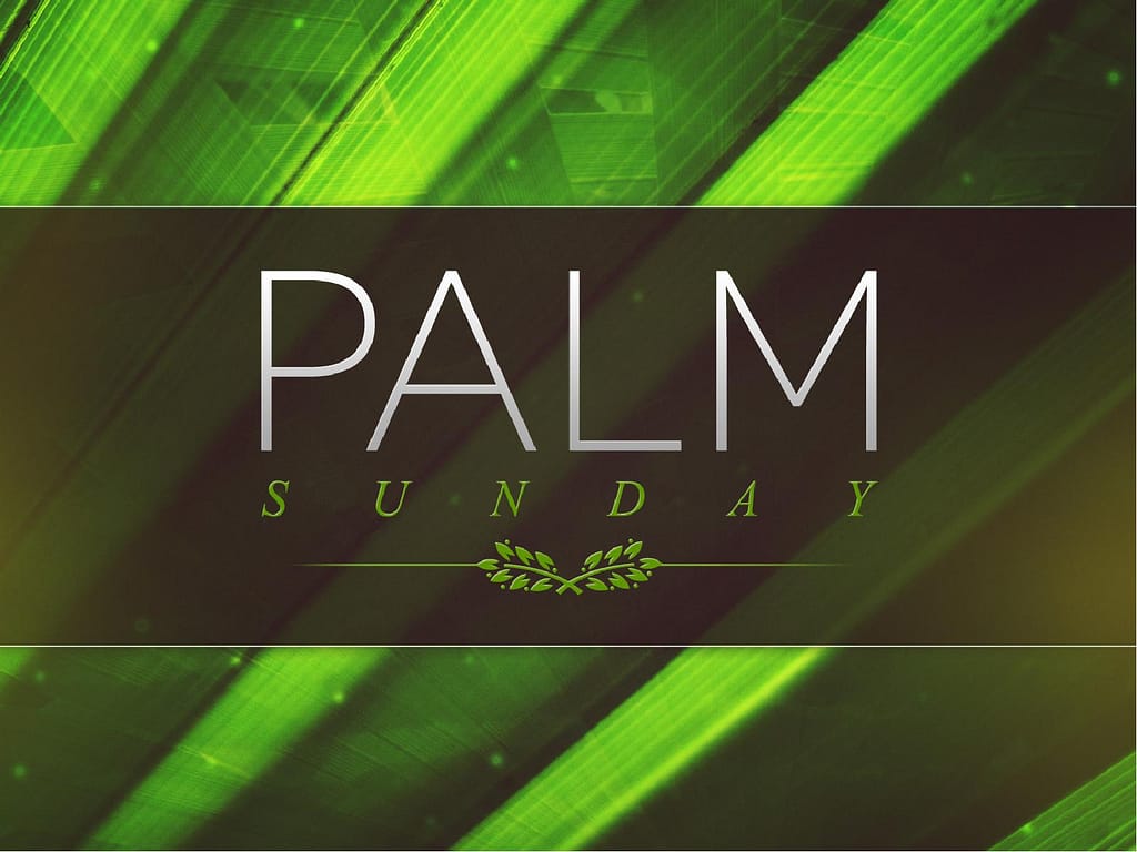 Palm Sunday Ministry Easter Graphics PowerPoint