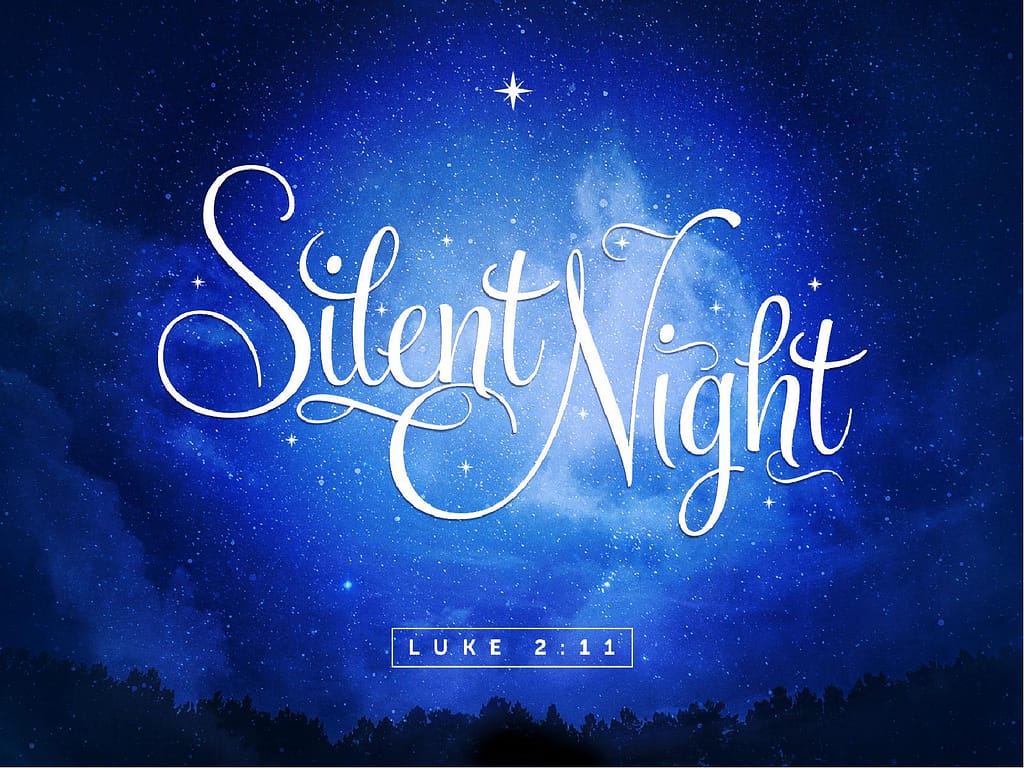Silent Night Christmas PowerPoint Template