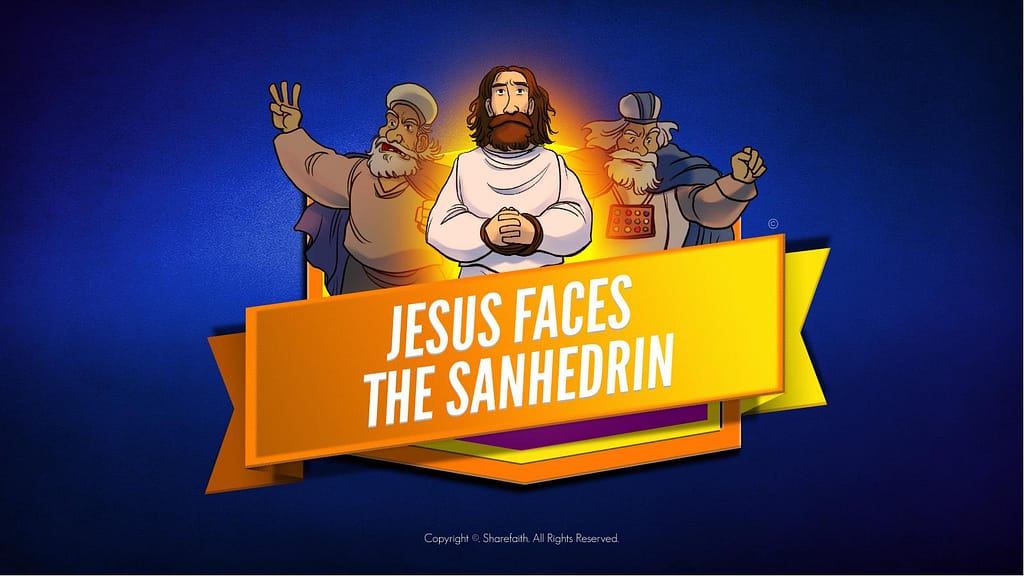 Matthew 26 Jesus Before the Sanhedrin Kids Bible Story
