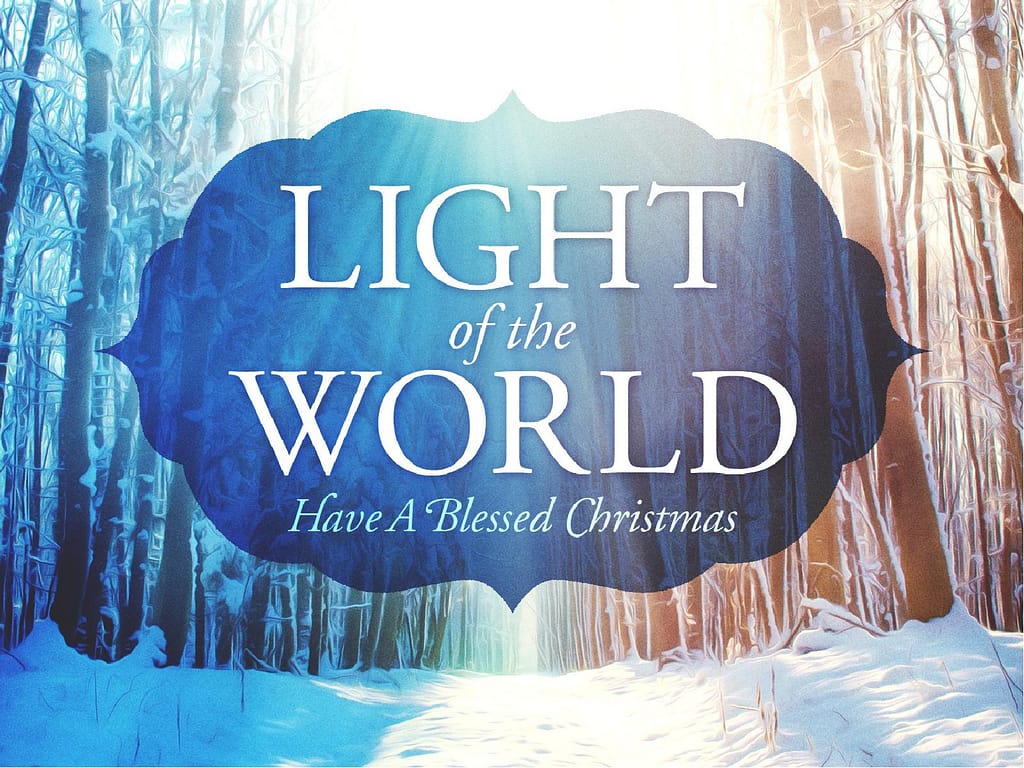 Light of the World Christmas PowerPoint