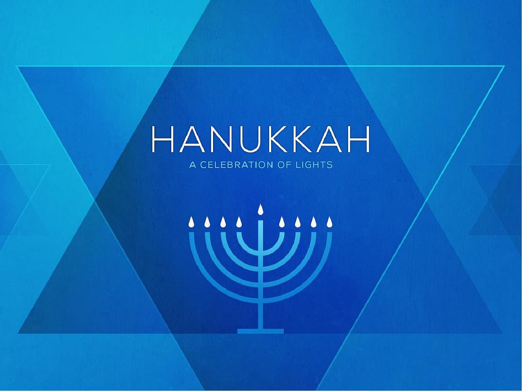 Hanukkah Celebration of Lights Church PowerPoint