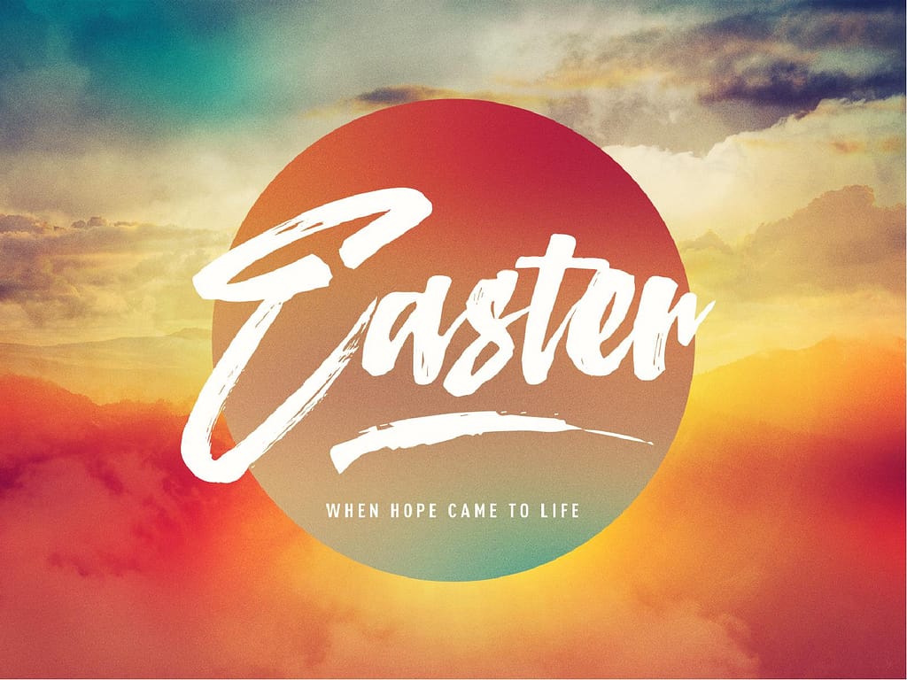 Easter Sunrise PowerPoint Template