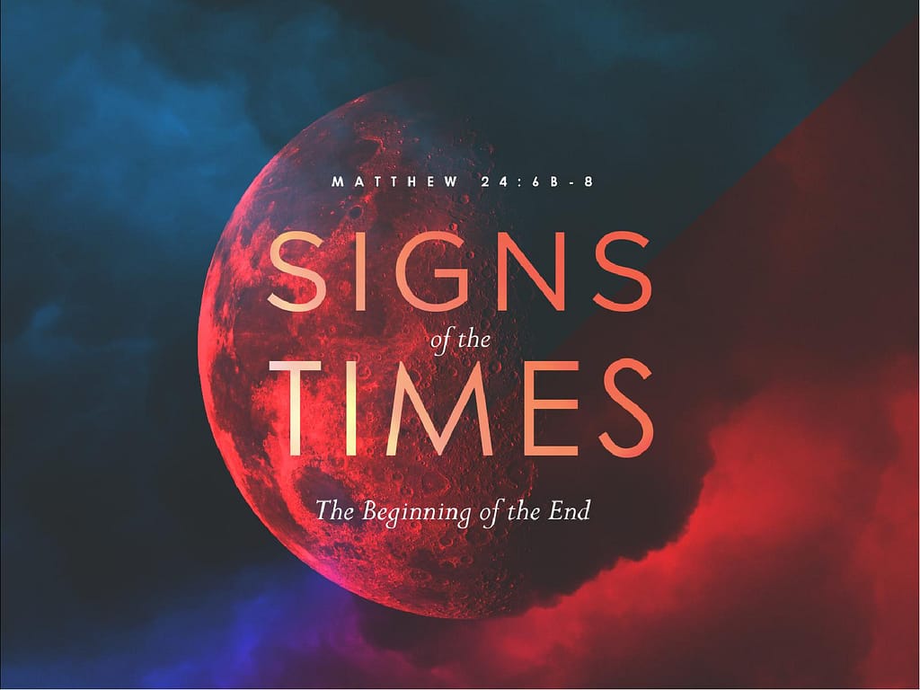 Signs Of The Times Sermon Graphic