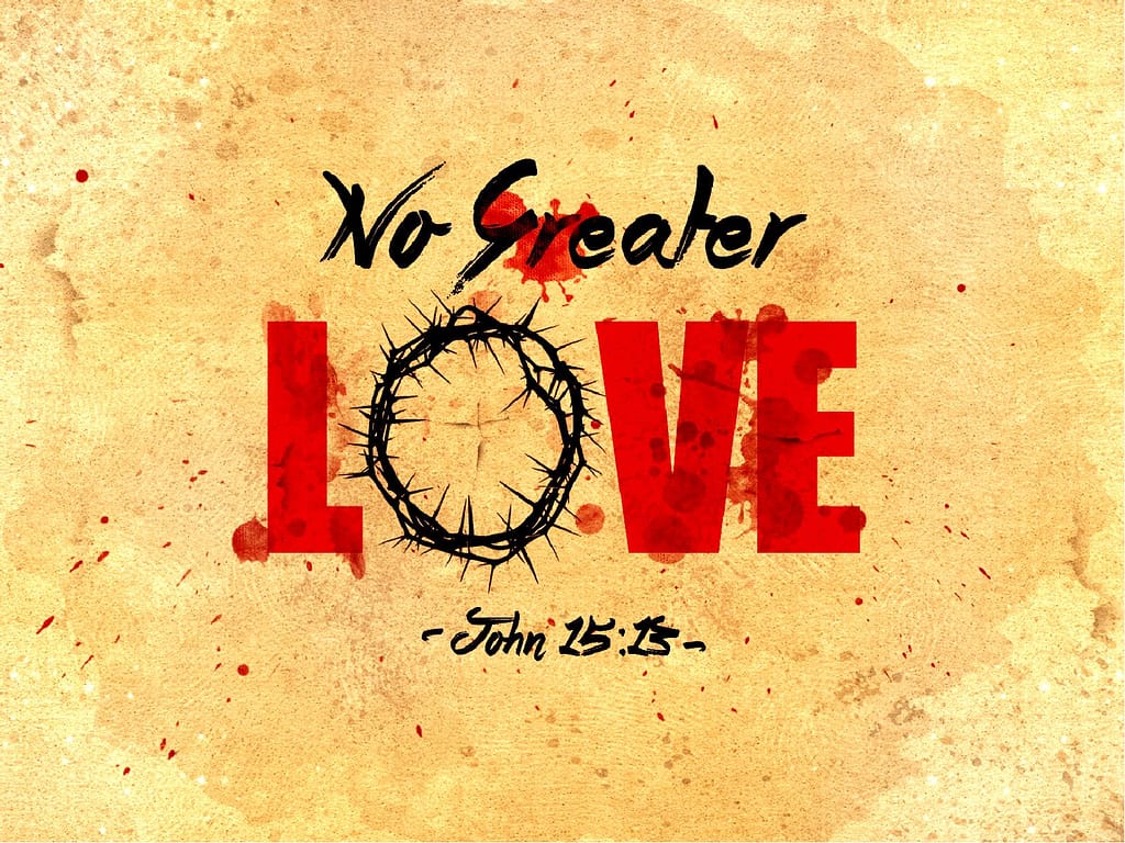 No Greater Love Church PowerPoint Template
