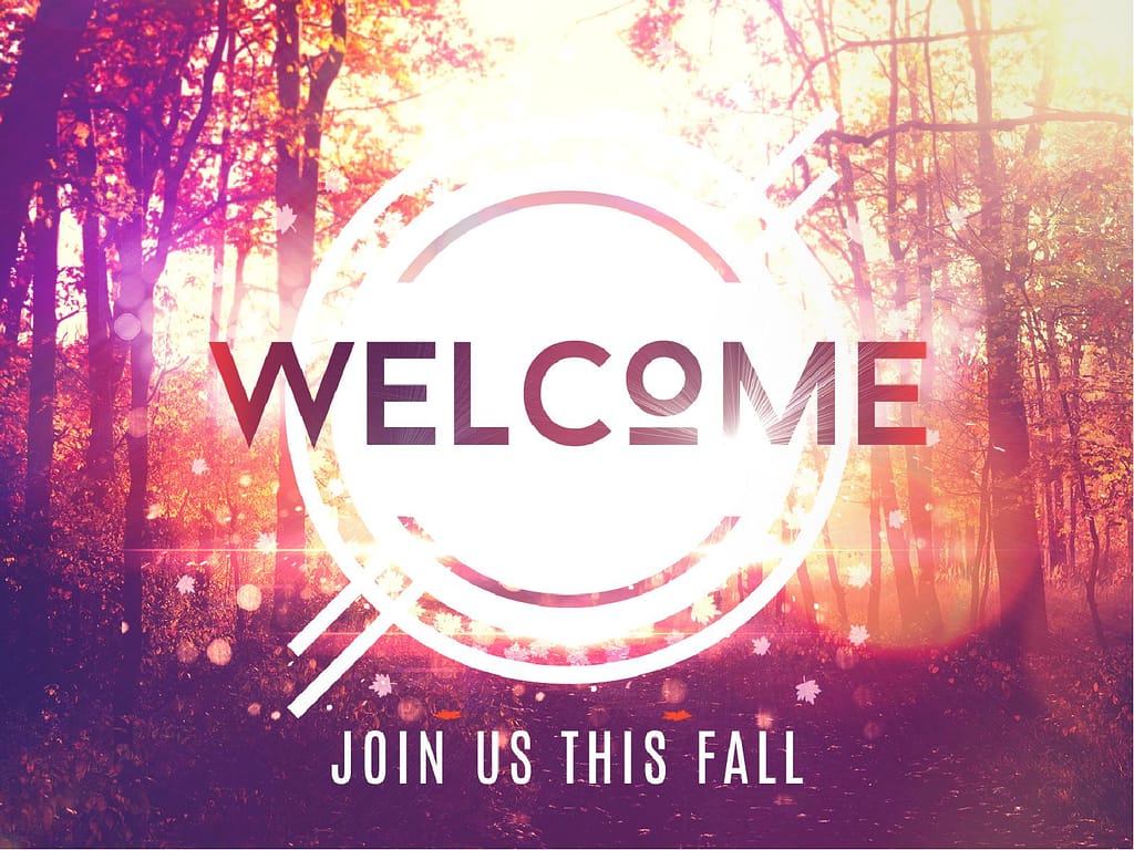 Fall Welcome Graphic Design