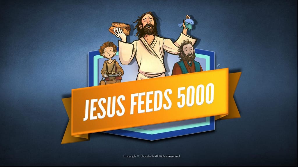 Jesus Feeds 5000 Kids Bible Story