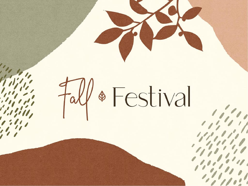 Fall Festival Leaf Church PowerPoint