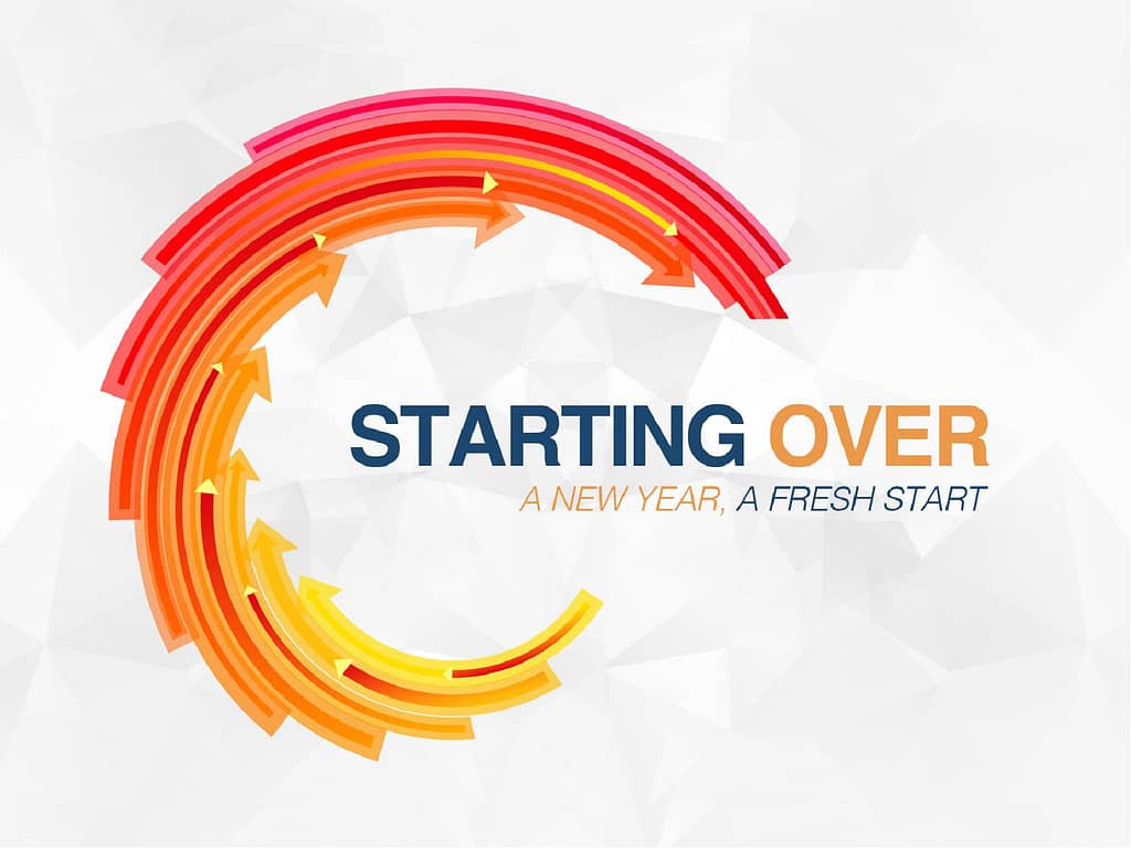 Starting Over New Year Religious PowerPoint