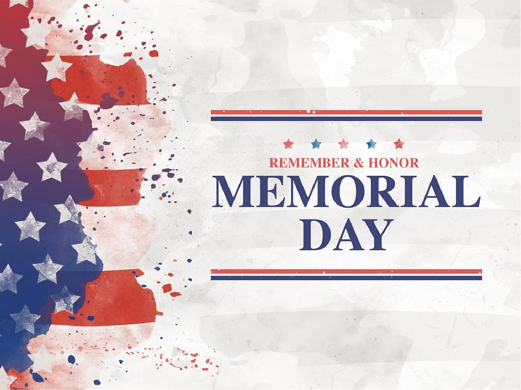Memorial Day Flag Church PowerPoint