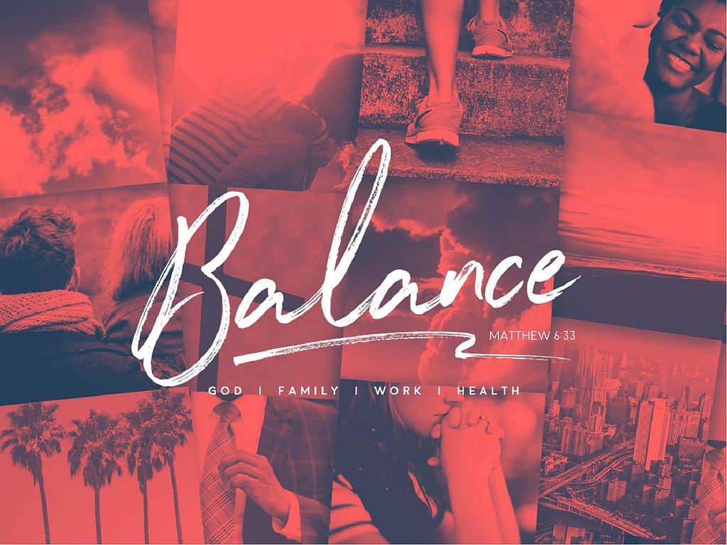 Balance In Life Sermon Graphic