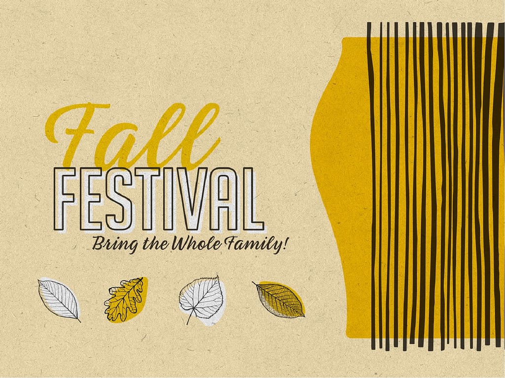 Fall Festival Leaves Church PowerPoint