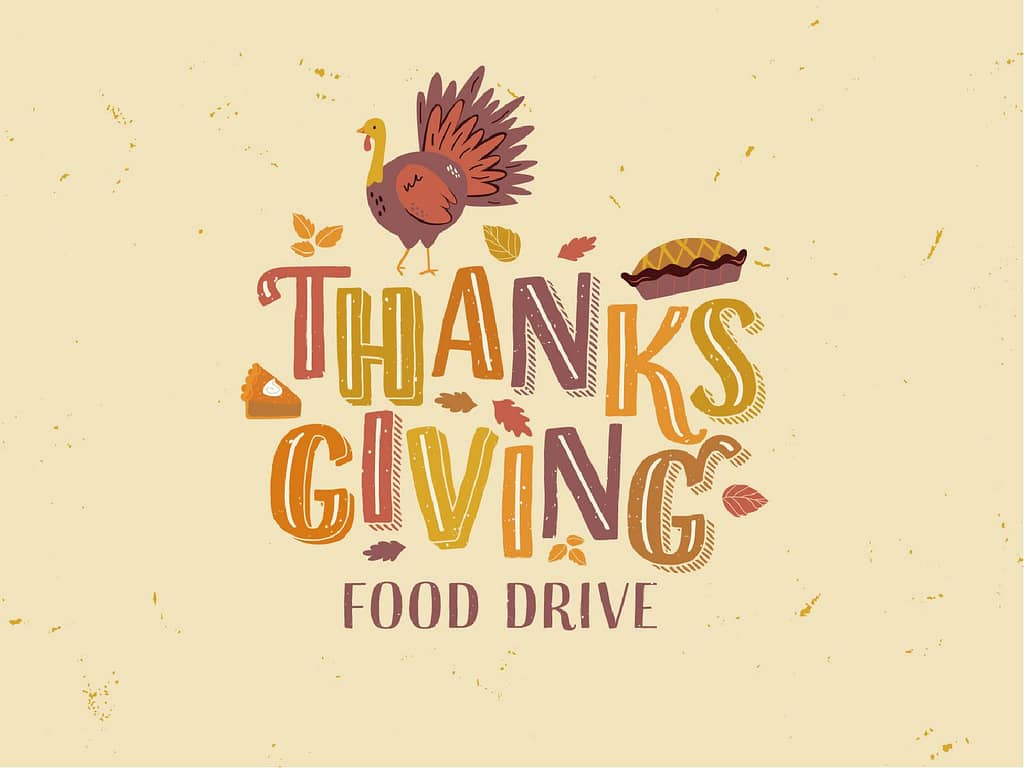 Thanksgiving Food Drive Church PowerPoint