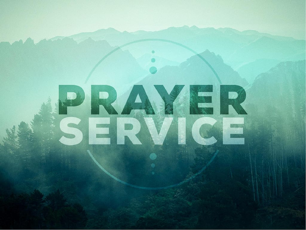 Prayer Service Church PowerPoint