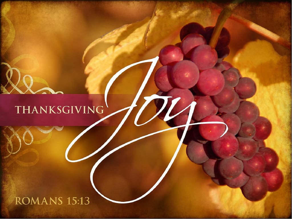 Joyful Thanksgiving Sermon PowerPoint