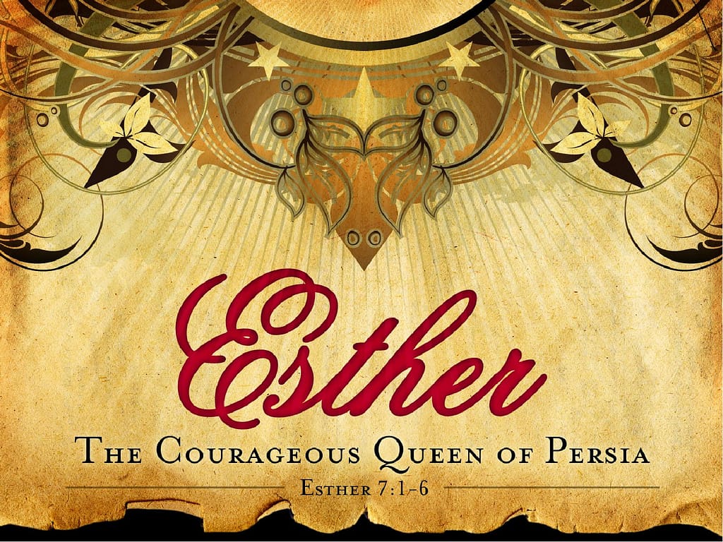 Esther Queen Of Persia PowerPoint template