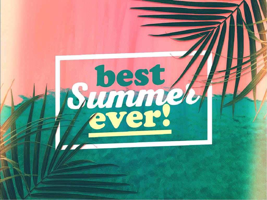 Best Summer Ever Church Title Graphic