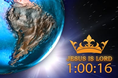 Jesus Is Lord 3 Minute Countdown Timer