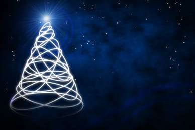 Tree Of Loops Christmas Video Background
