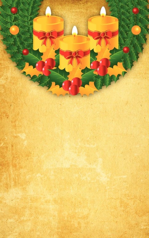 Christmas Wreath Bulletin Cover