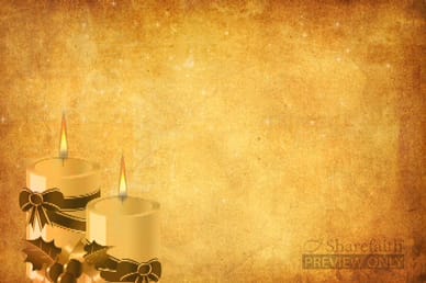 Christmas Candles Video Background