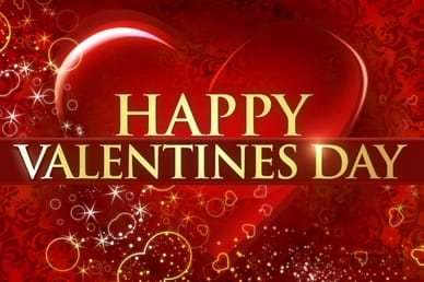 Happy Valentines Day Video Loop Screen