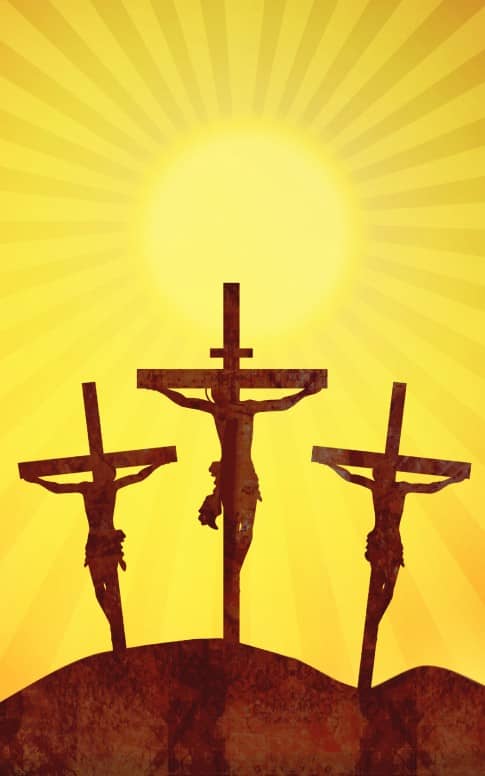 Golgotha Crucifixion Good Friday Bulletin Cover