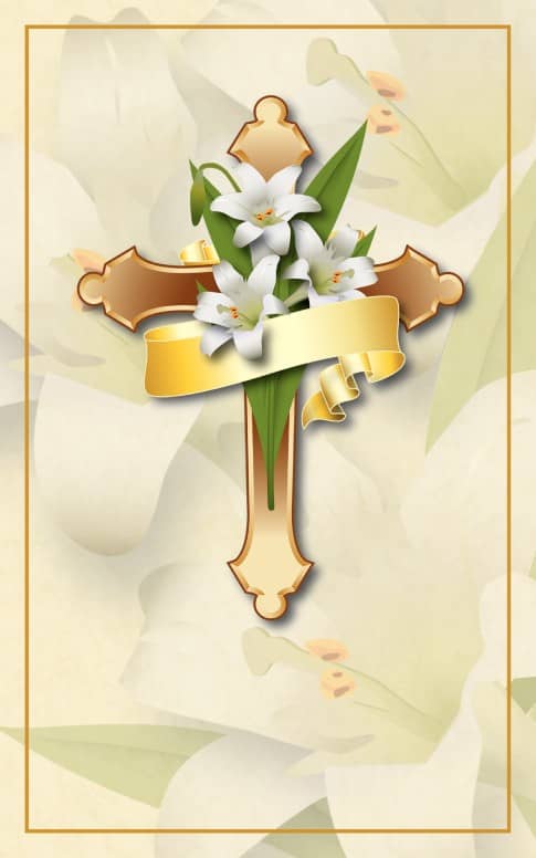 Easter Lily Bulletin Cover