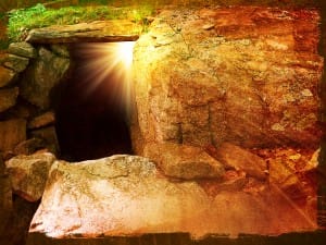 He Is Risen Tomb Easter Wallpaper Background