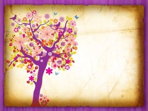 Flowering Tree Worship Background