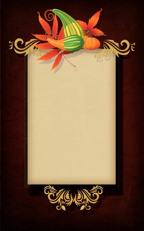 Give Thanks Bulletin Cover