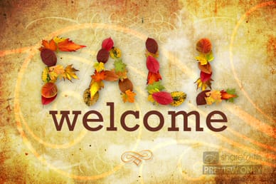 Happy Fall Welcome Video Loop