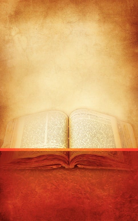 Open Bible Bulletin Cover