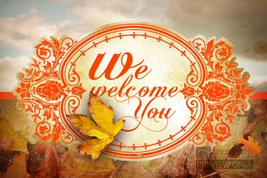 Fall Foliage Church Welcome Video