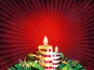 Christmas Candle Worship Backgrounds