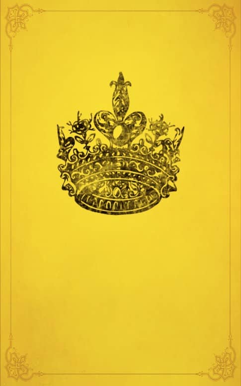 Golden Crown Bulletin Cover Template