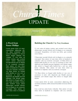 The Church Newsletter Template