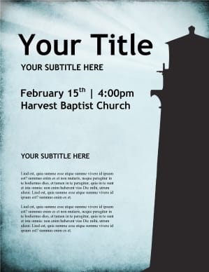 Lighthouse Church Flyer