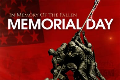 Memorial Day Video Loop Welcome