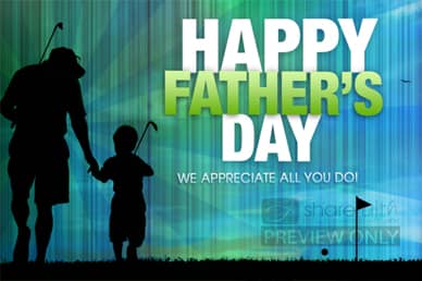 Happy Fathers Day Golfing Video