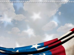 American Flag Worship Background