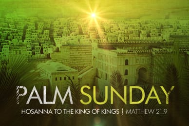 Palm Sunday Welcome Video Loop