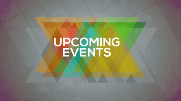 Upcoming Events Church Event Slide