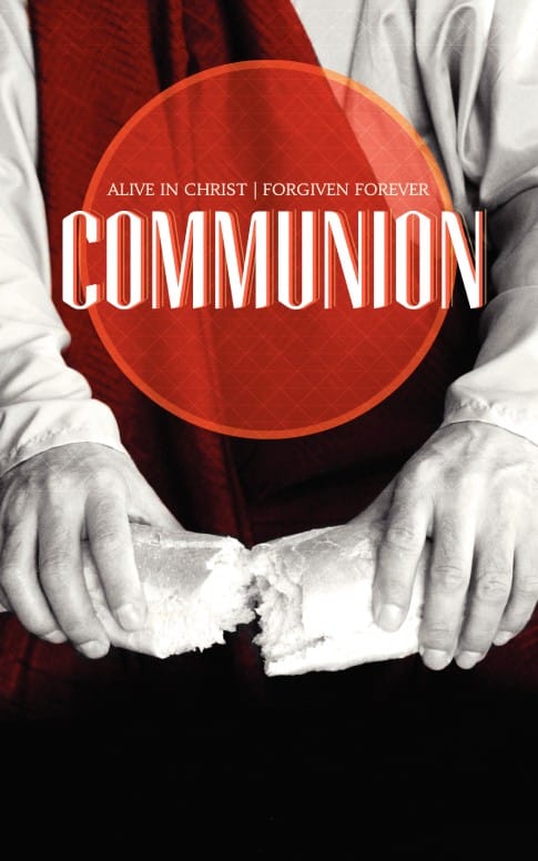 Communion Church Program Cover