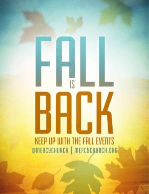 Fall Season Church Flyer