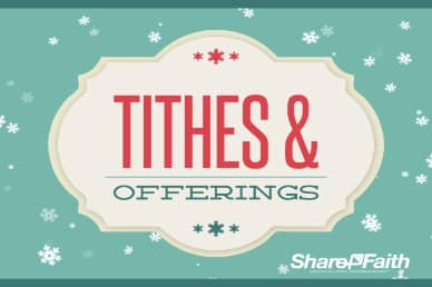 The Joy of Christmas Religious Tithes and Offerings Video