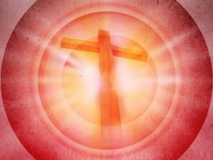 Cross Design Christian Background Pink Target