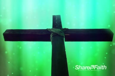 Abstract Cross Center Easter Worship Video